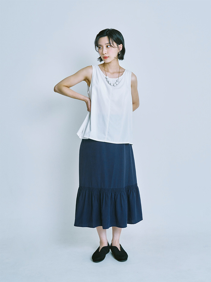 草藥圖鑑夏花裙-蘇葉