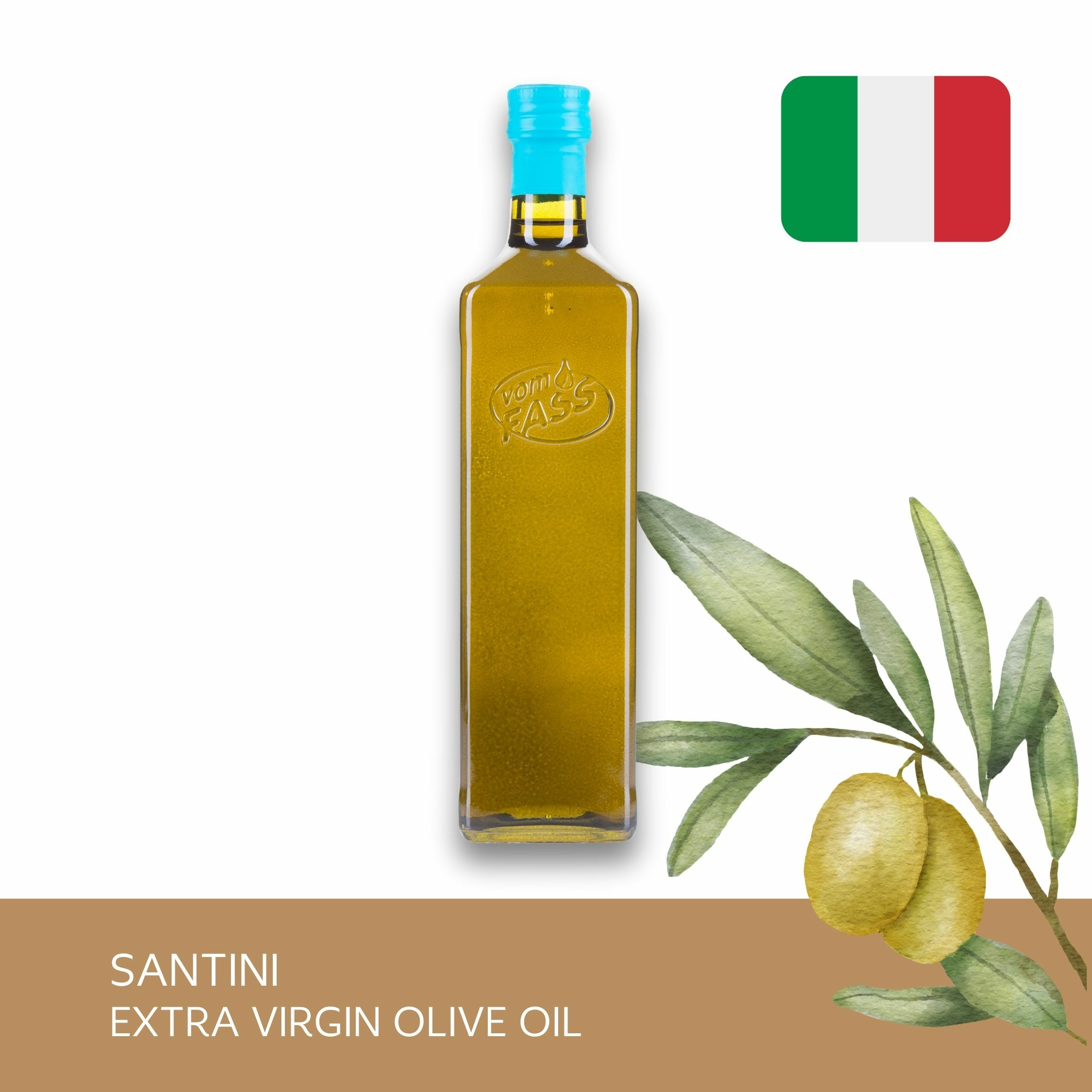 Santini 意大利 冷壓初榨橄欖油