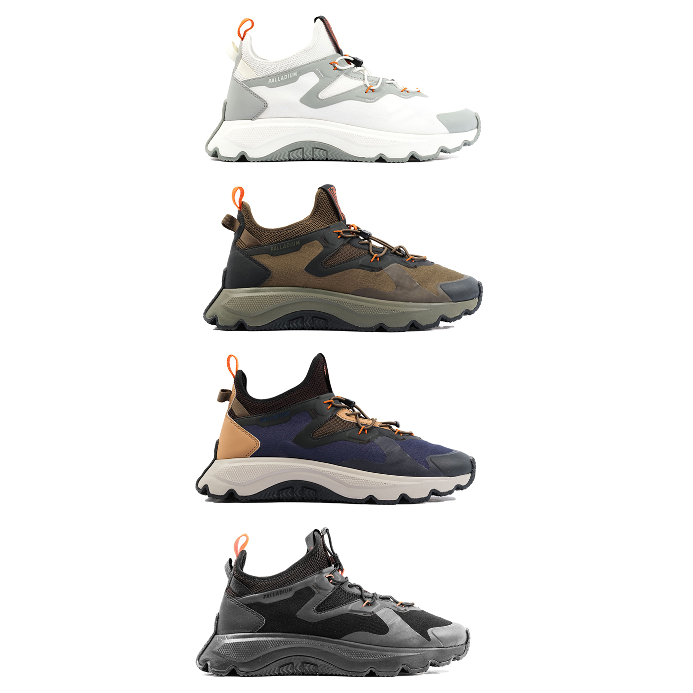 男鞋 PALLADIUM THUNDER LO 永夜黑 永晝白 叢林綠 汪洋色 快穿 襪套 閃電 運動鞋【08851】