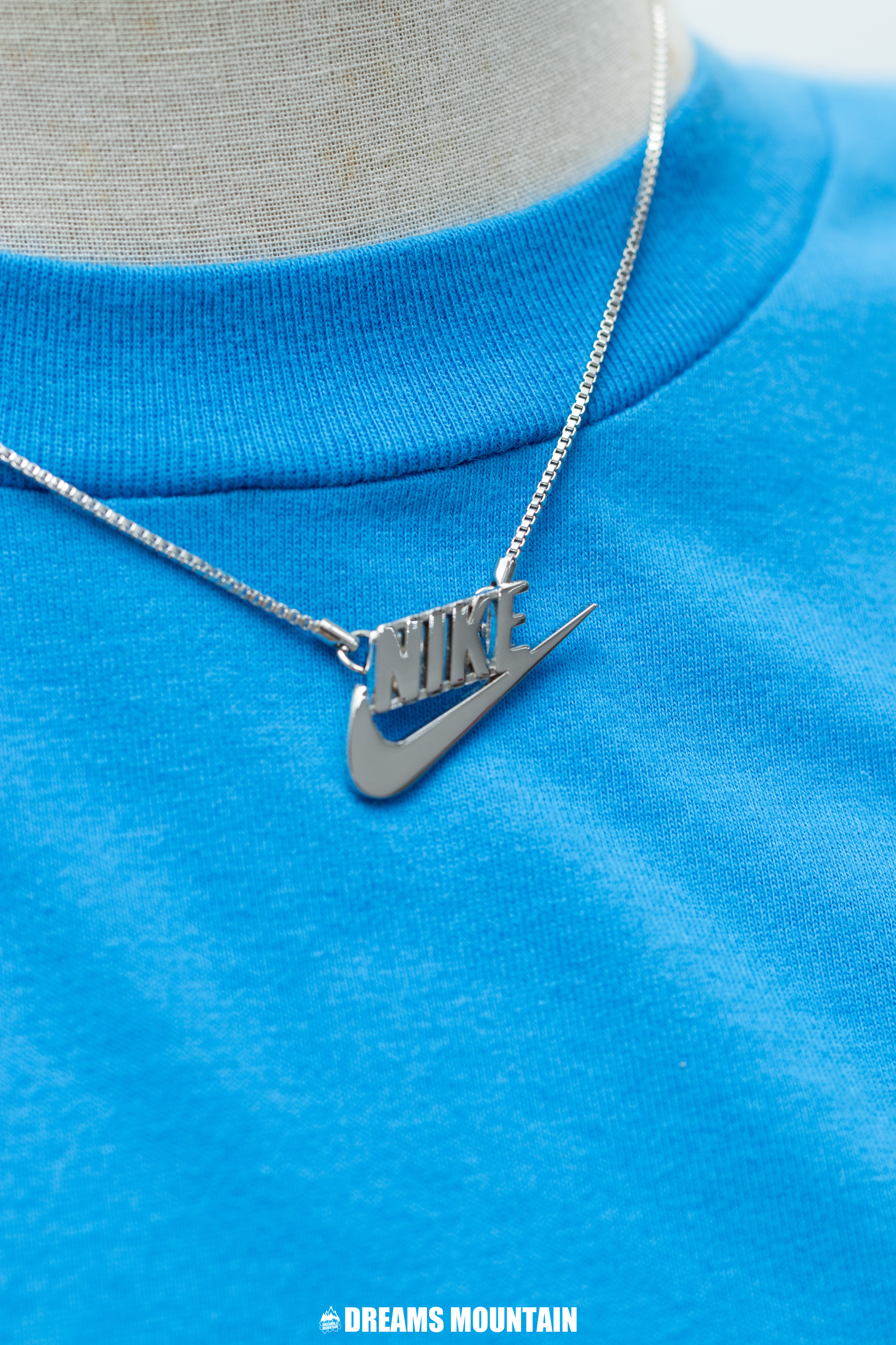 【現貨】 NIKE 銀色頸鍊