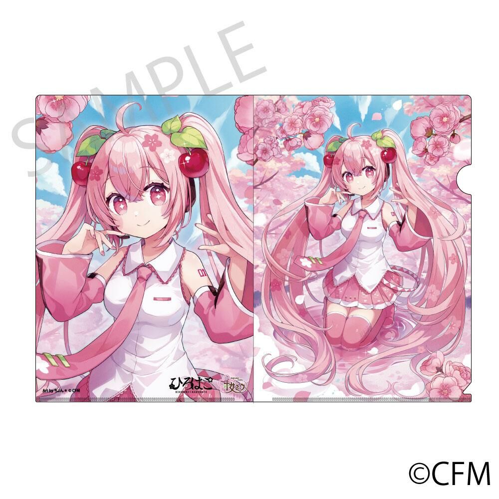 預購-「櫻未來×弘函2024」 A4 File夾 弘前 Art by ちょん*【日本進口精品】