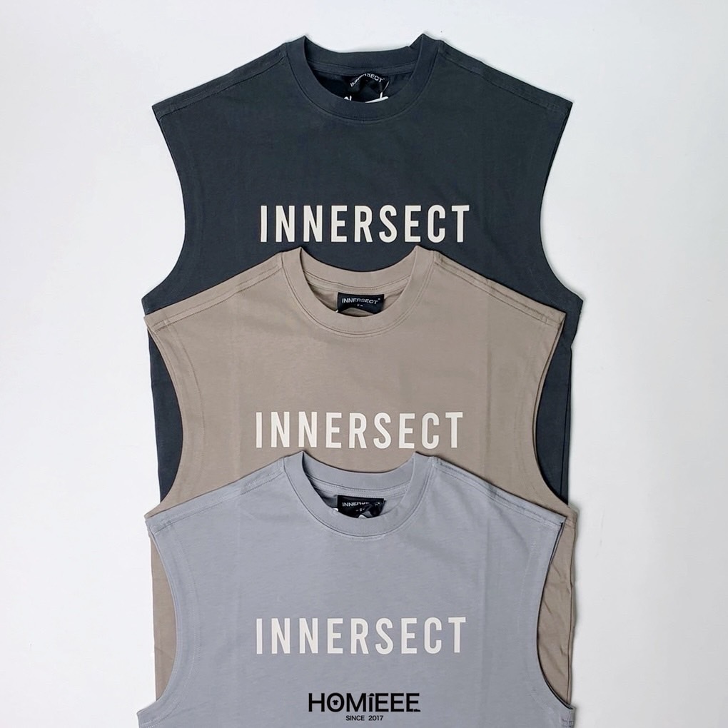 INNERSECT x Jerry Lorenzo 三生萬物 背心 字母 LOGO 碳灰 淺咖