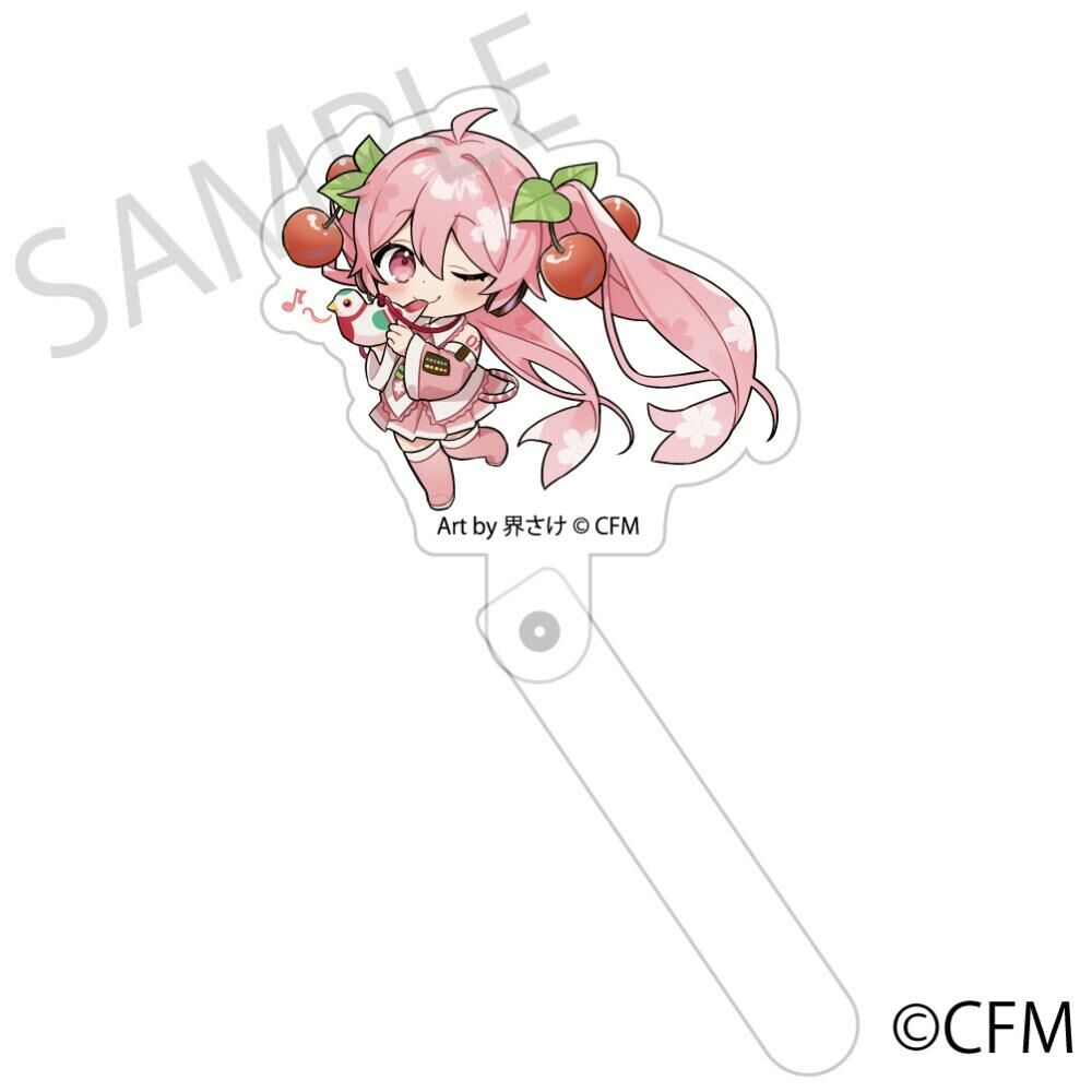 預購-「櫻未來×弘函2024」 壓克力自拍棒&立牌 鳩笛 弘前 Art by 界さけ【日本進口精品】