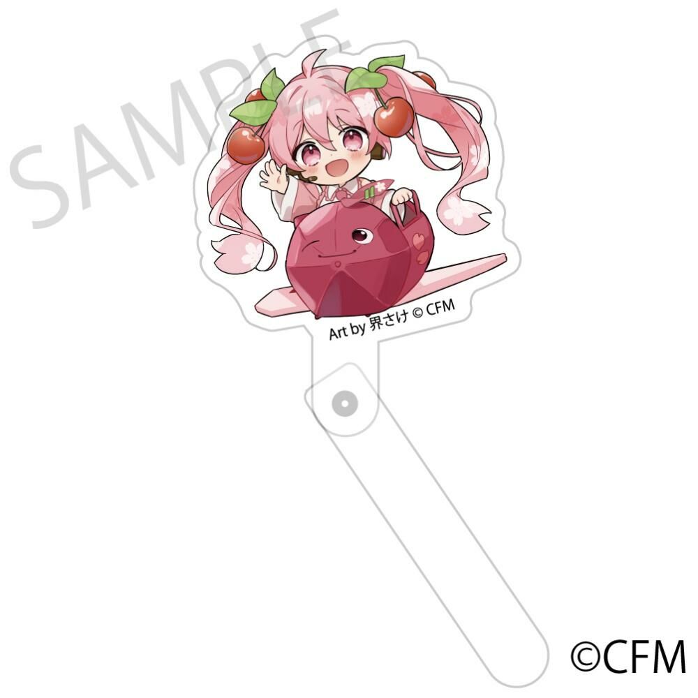 預購-「櫻未來×弘函2024」 壓克力自拍棒&立牌 兒童之國 函館 Art by 界さけ【日本進口精品】