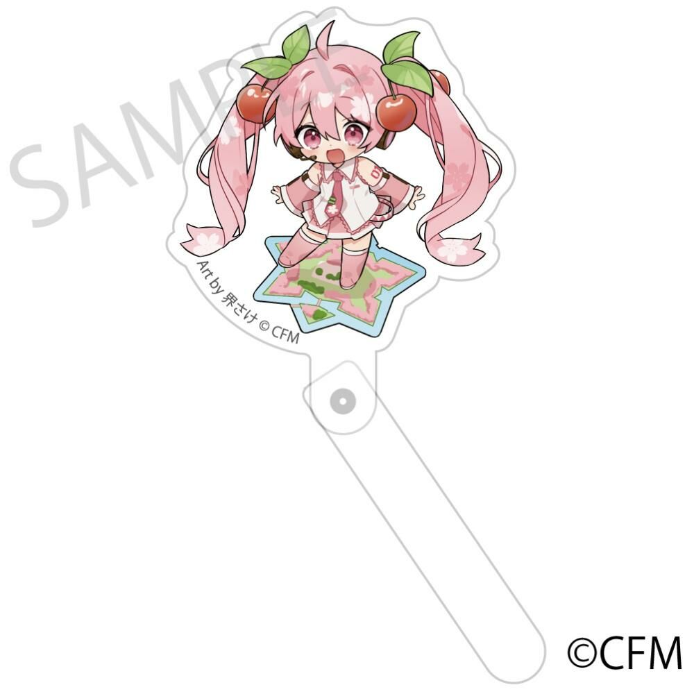 預購-「櫻未來×弘函2024」 壓克力自拍棒&立牌 五稜郭跡 函館 Art by 界さけ【日本進口精品】