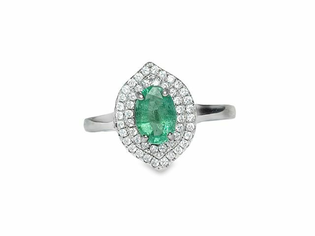 TJ898祖母綠戒指