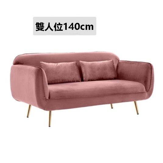 New fabric sofa [brick red] [double 140cm]