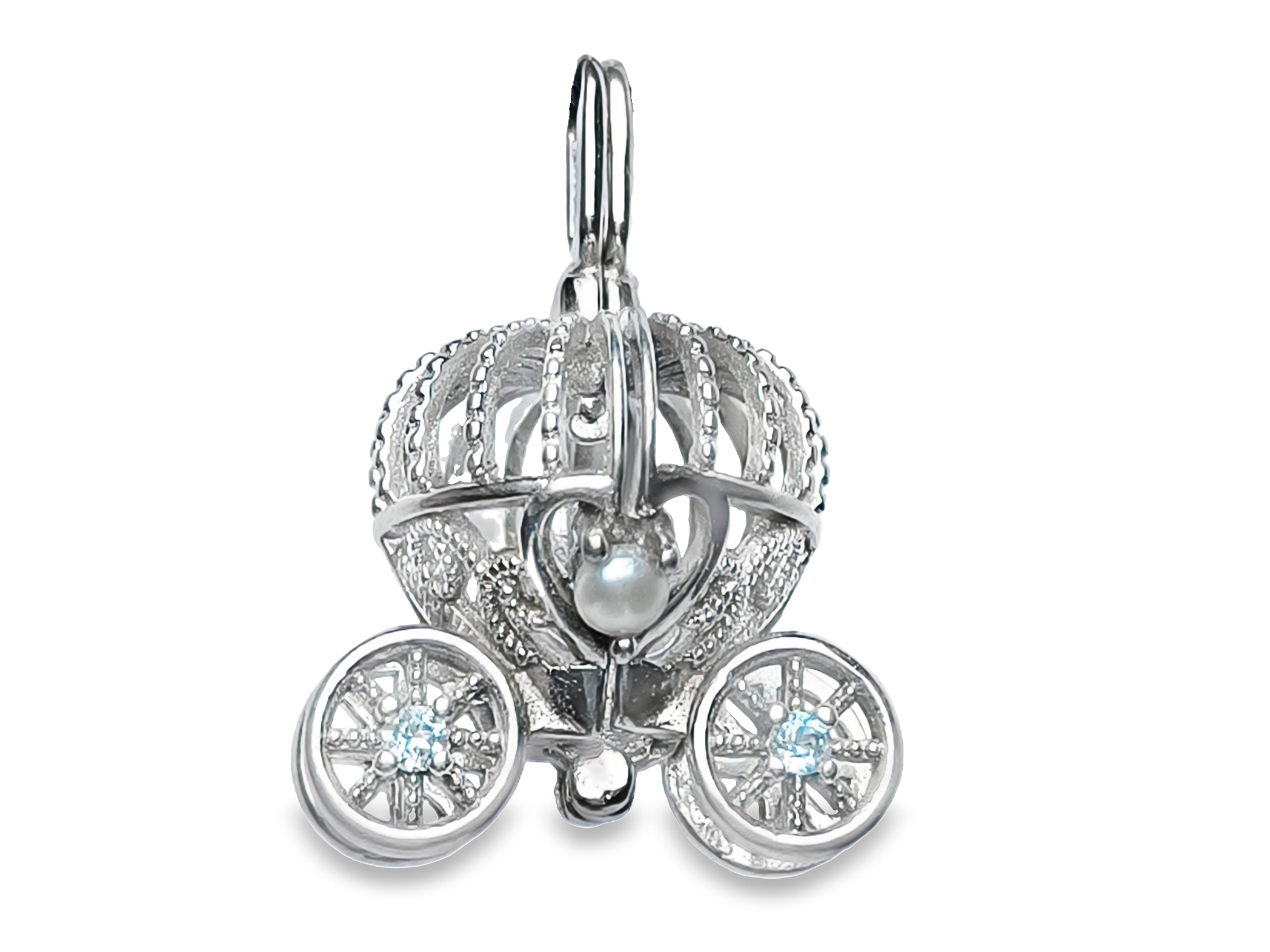 TJ947海水藍寶南瓜車吊墜