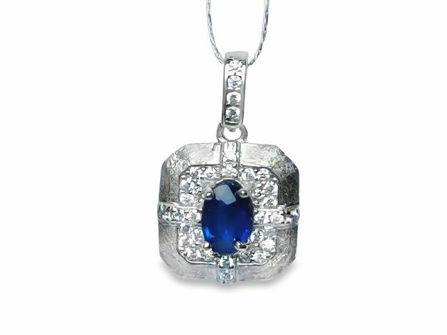 TJ959藍寶石吊墜