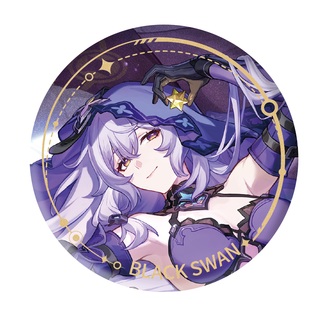 崩壞：星穹鐵道 角色立繪系列馬口鐵徽章 黑天鵝