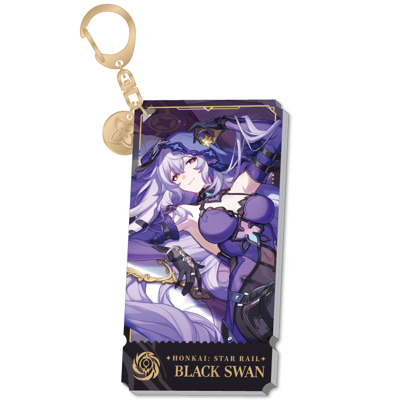 崩壞：星穹鐵道 角色立繪系列壓克力掛件 黑天鵝