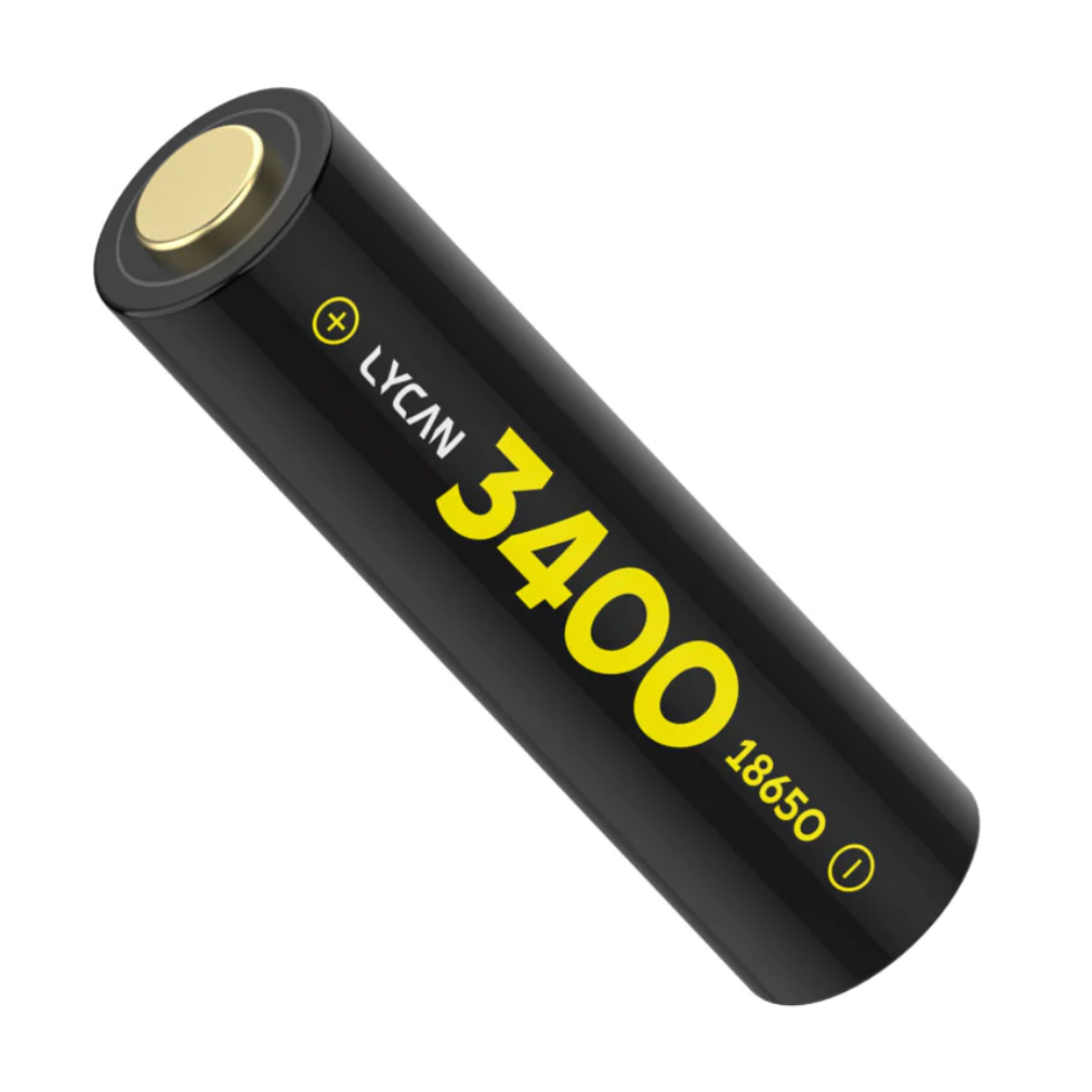 ※Lycan 18650 手電筒電池 3400mAh