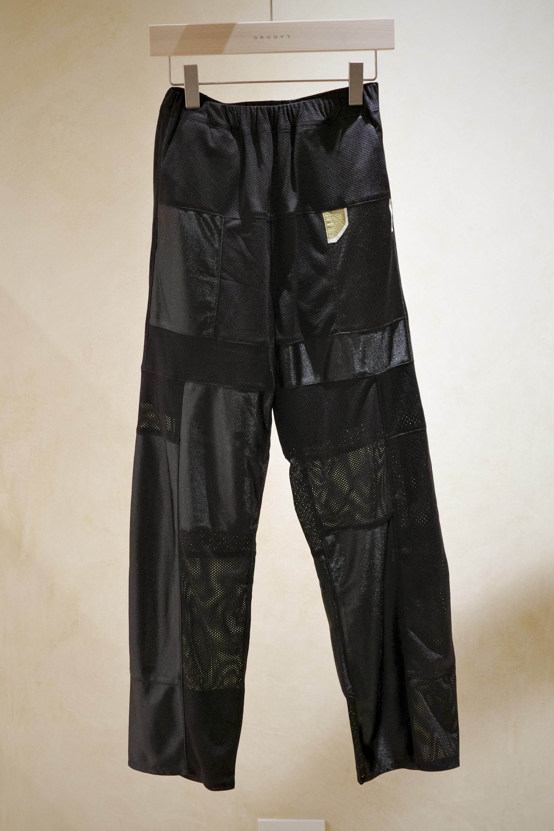 77 CIRCA MAKE PATCHWORK MESH PANTS (3色)