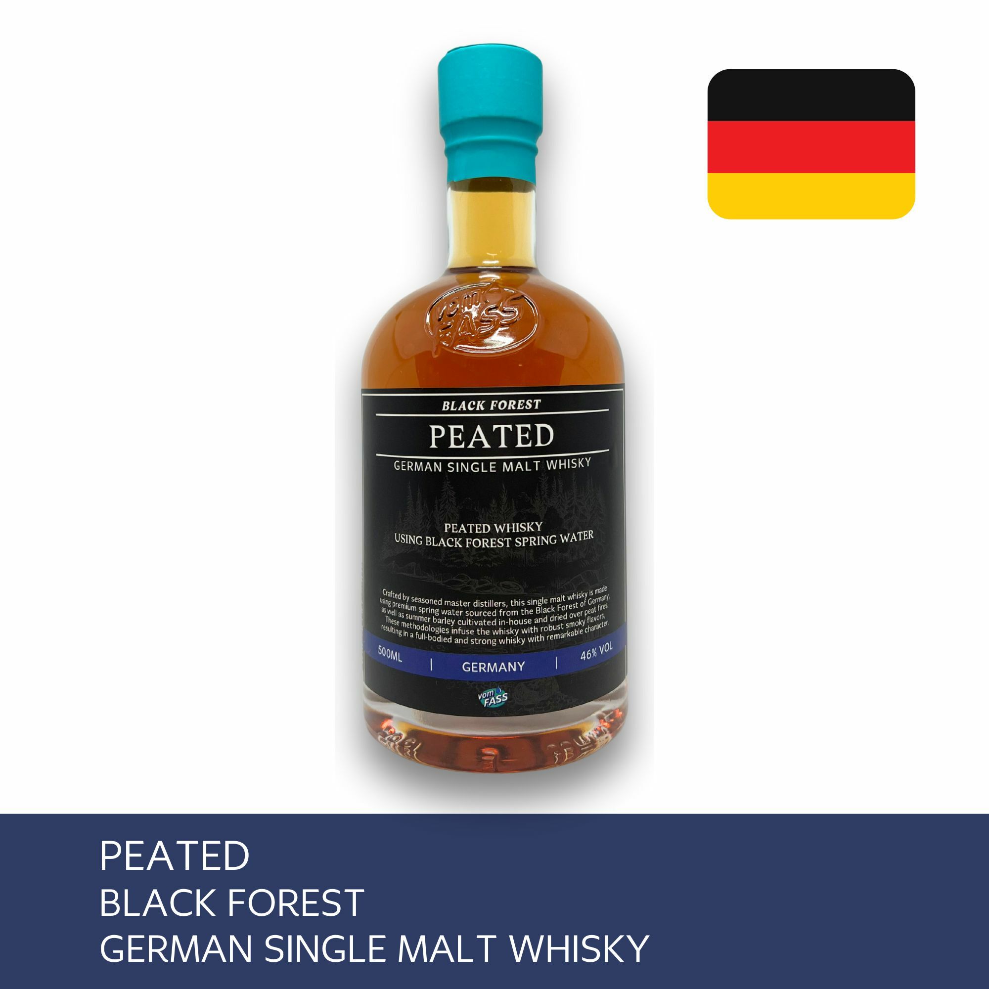 Peated, Black Forest, German Single Malt Whisky