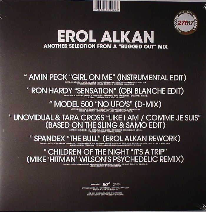 Erol Alkan《Another Bugged In Selection & Bugged Out Mix》（2LP）