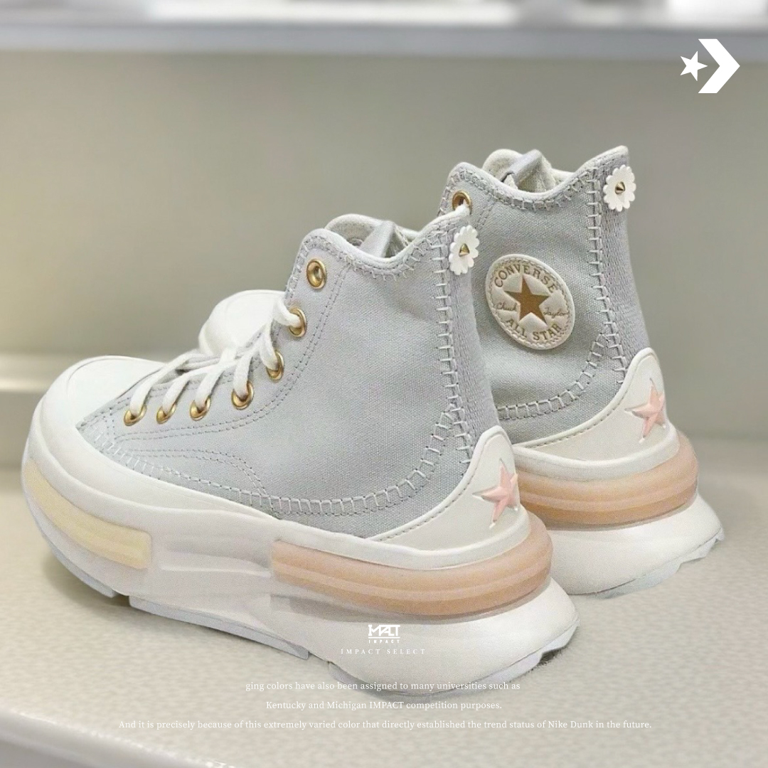 Converse Run Star Legacy CX 芝士夾心 小雛菊 餅乾 厚底 增高 灰粉 A10075C