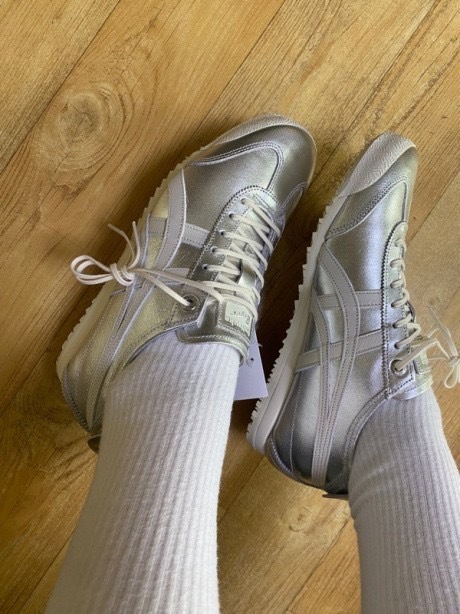 国内配送★Onitsuka Tiger★MEXICO 66 SD シルバー 残りわずか Luxury】日本代購Onitsuka Tiger 鬼塚虎-白銀MEXICO66 SD 金屬銀