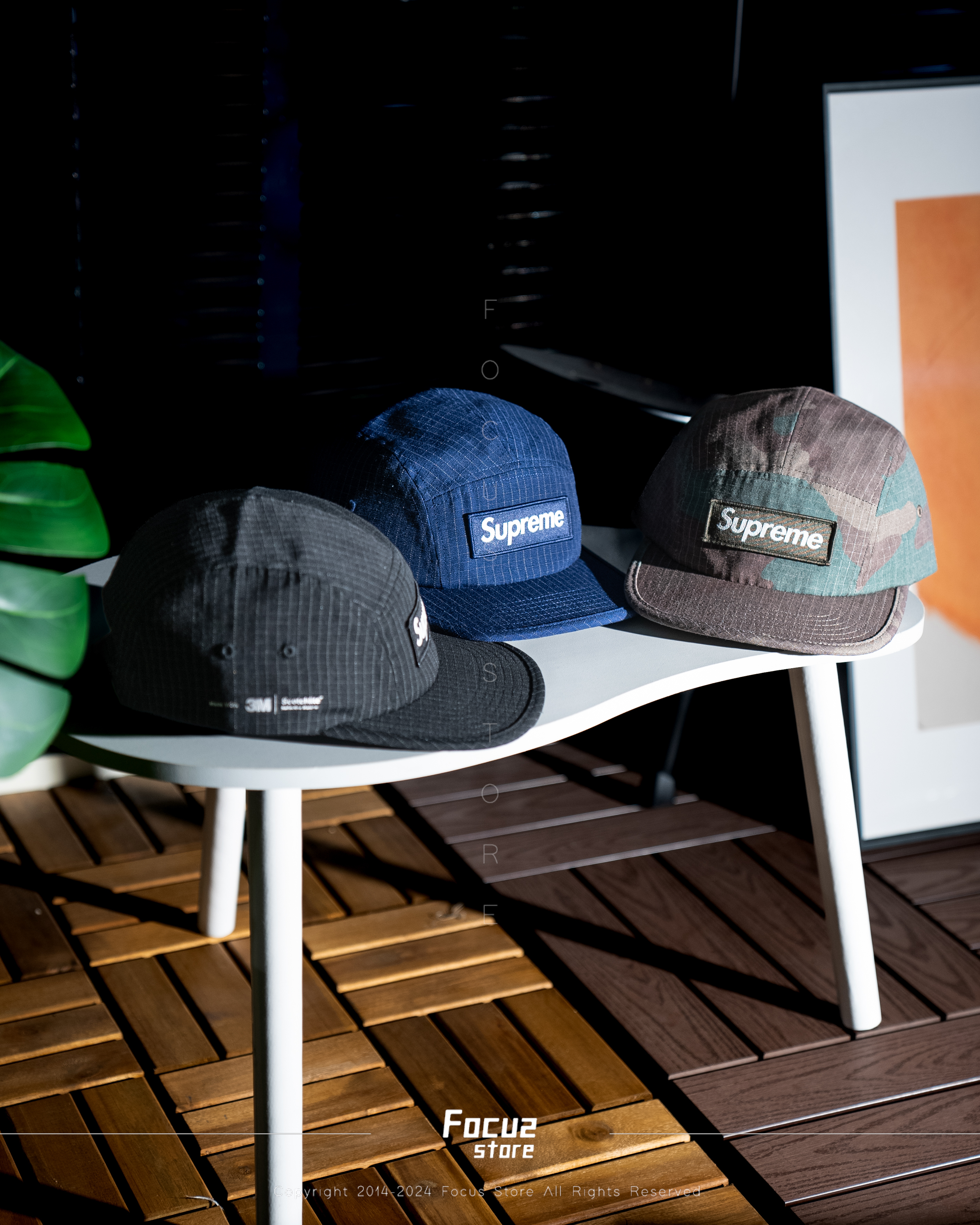 【Focus Store】預購 Supreme SS24 Week13 Reflective Ripstop Camp Cap 反光 抗撕裂 棒球帽 三色