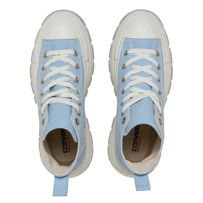 限時特價預購┃CONVERSE ALL STAR Ⓡ TREKWAVE NC HI 厚底 高筒 淡藍 麂皮圓標