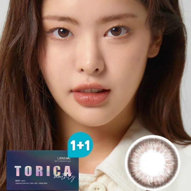 [半年拋][散光] Lensme Torica KURING 6  Month Dyllis Choco Brown 隱形眼鏡｜1片