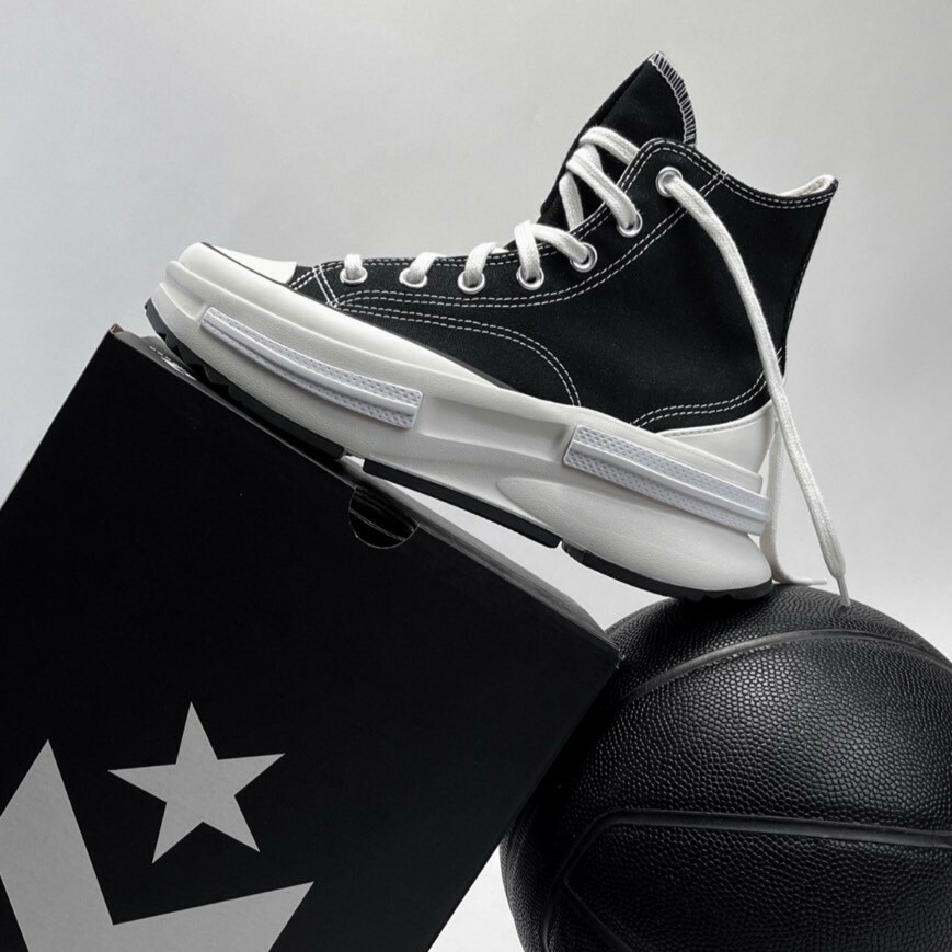 CONVERSE RUN STAR LEGACY CX 黑白 厚底 帆布鞋 A00869C