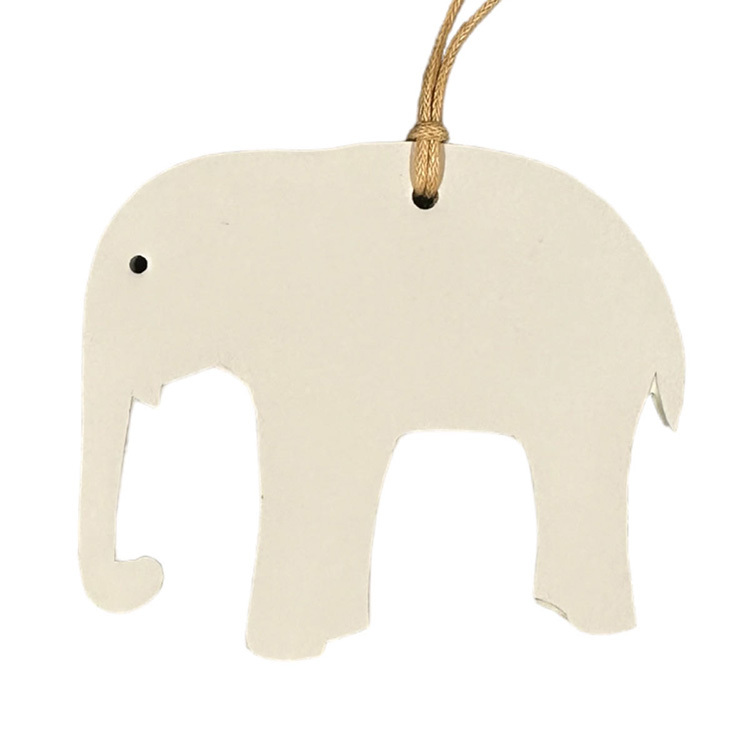 皮革小掛飾 - 大象的影子 (7 種顏色可選擇性)