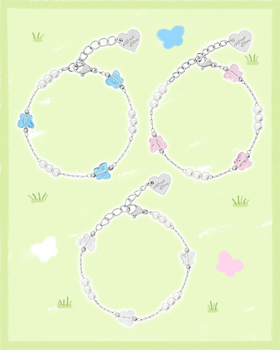 Almost Blue - FLUTTER BRACELET (3colors)