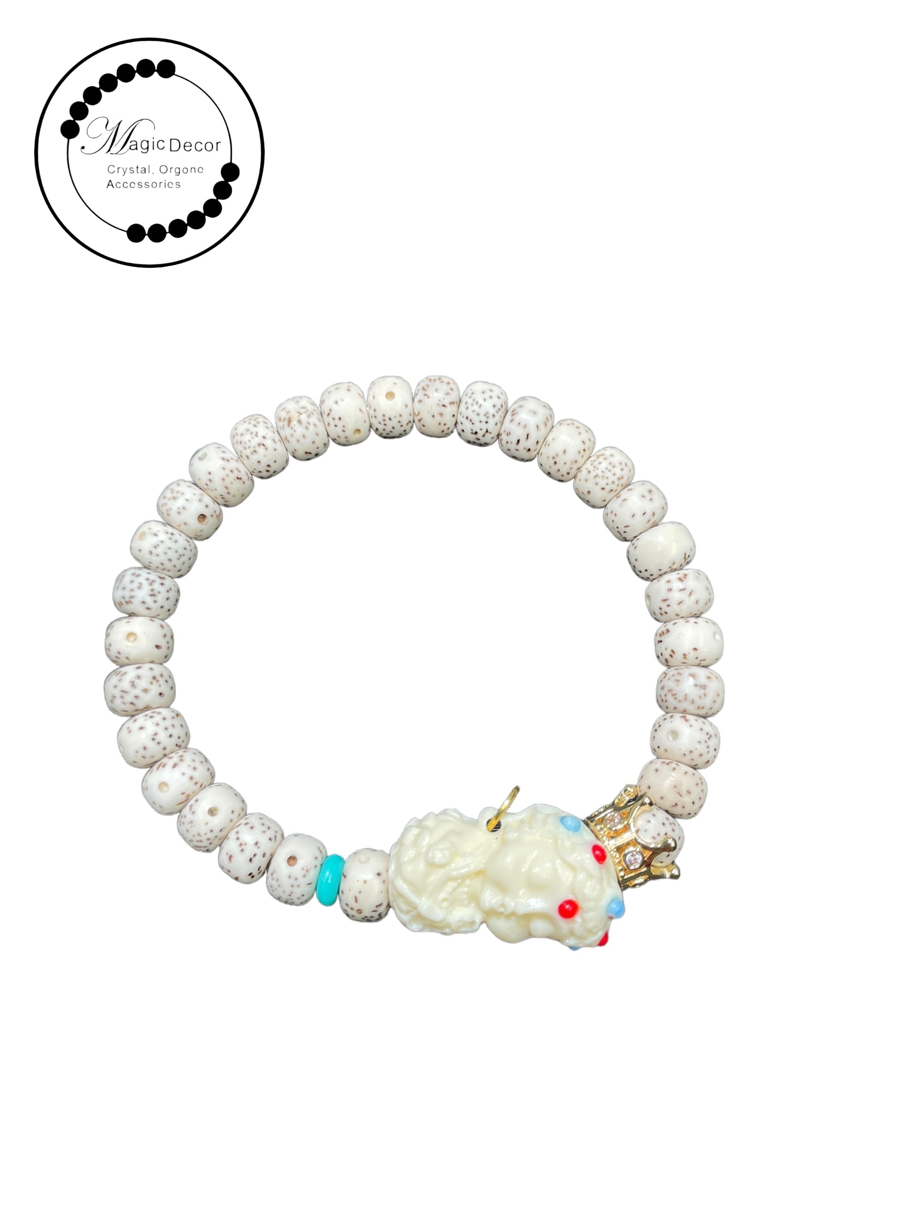 250822 - B57 7mm+星月菩提綠度母象牙果設計款