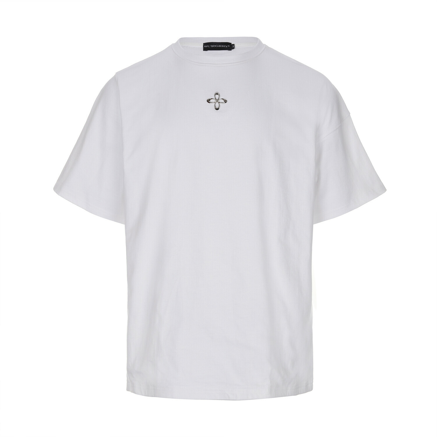 [SURGERY] UNBALANCE METAL CLOVER LOGO T-SHIRTS