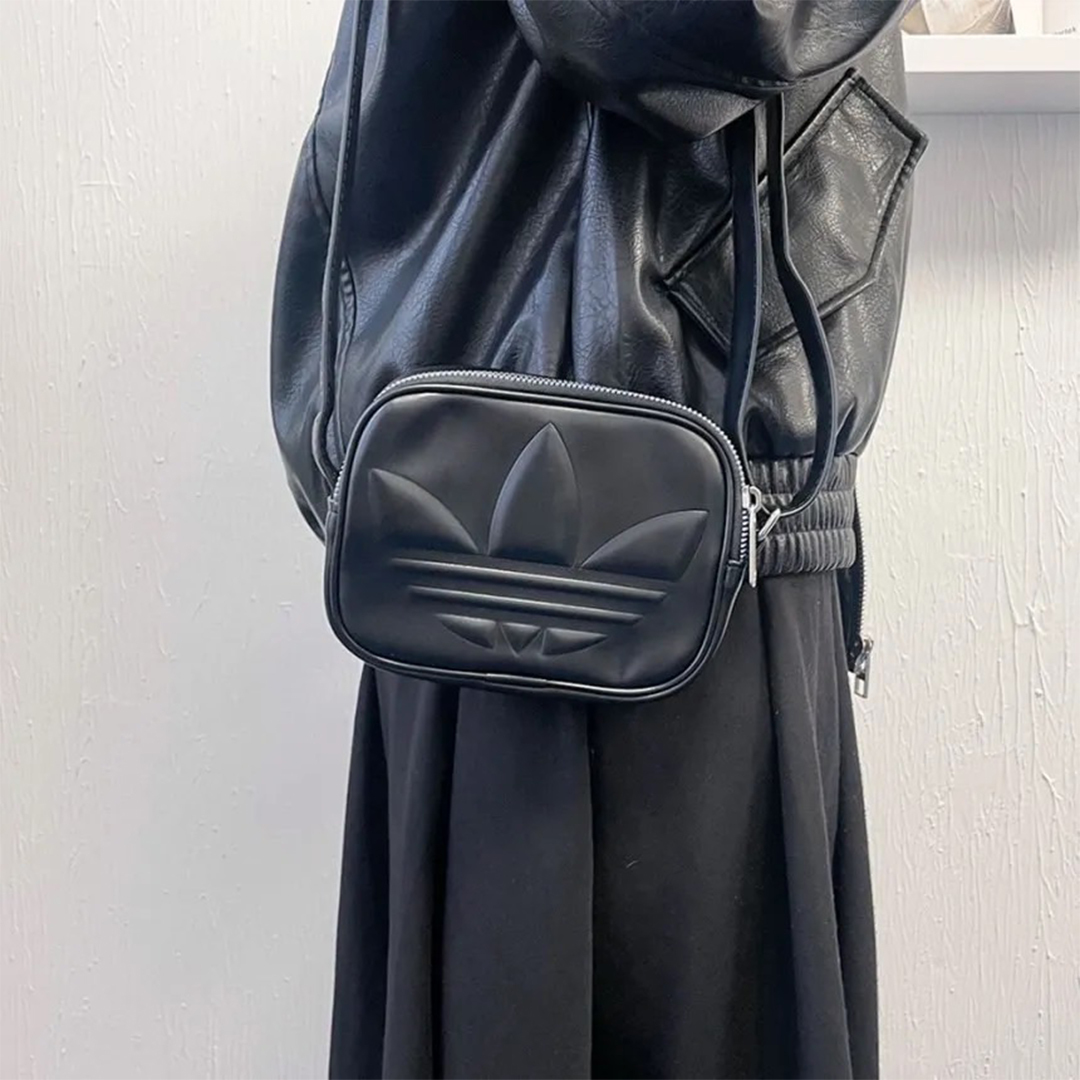 Adidas Originals 皮革 腋下包 小包 手提包 三葉草