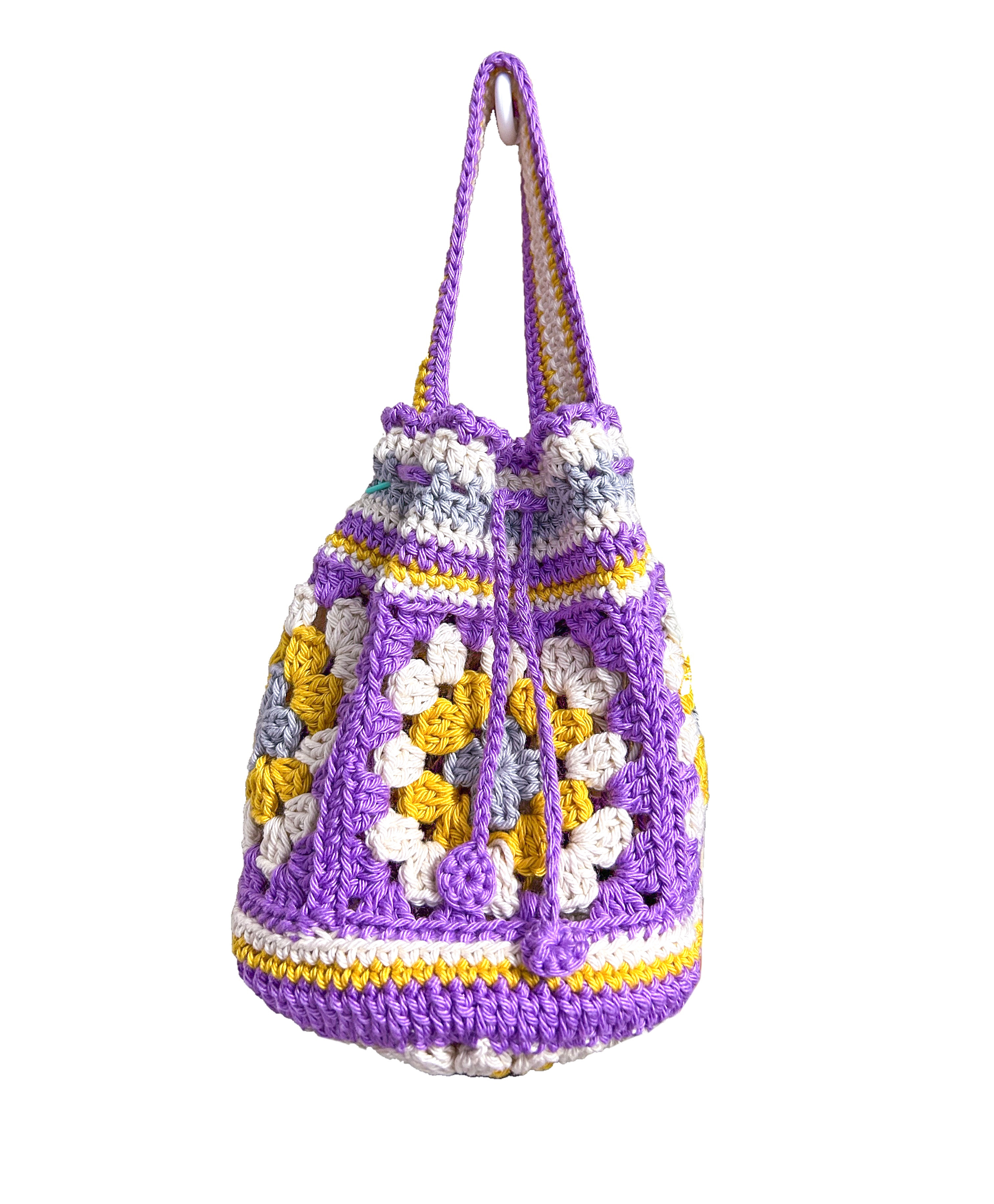 Knitworm 水桶袋材料包 - 紫色