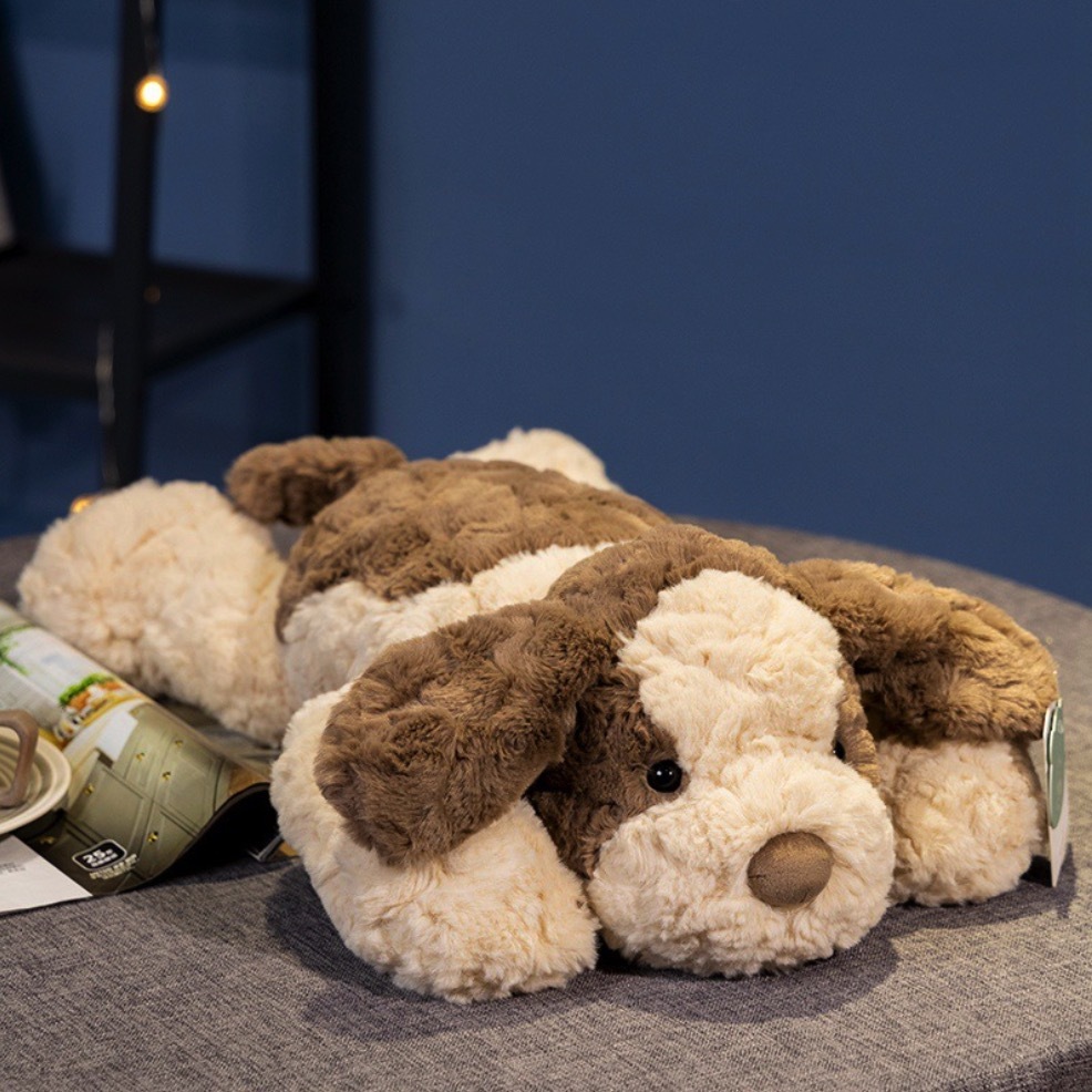 《52346》奶奶咖啡色系50公分狗狗玩偶