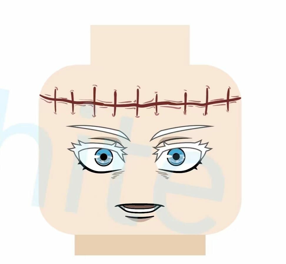 【White Brick】Gojo face