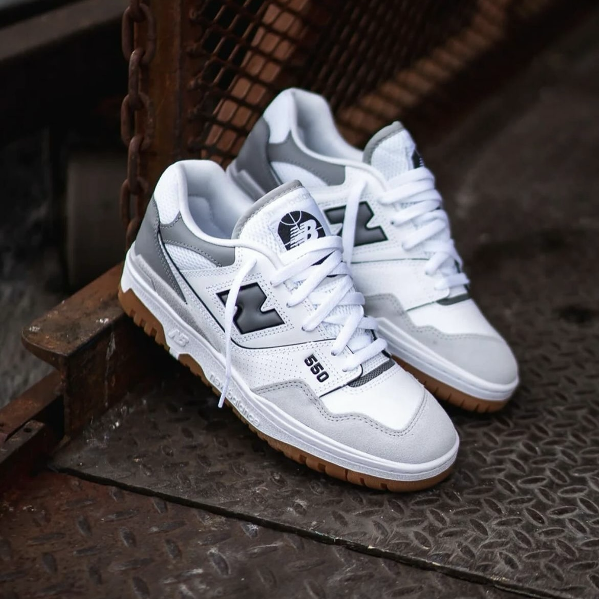 New Balance 550 White Slate Grey 灰白 焦糖底 復古 經典 休閒鞋 BB550ESC