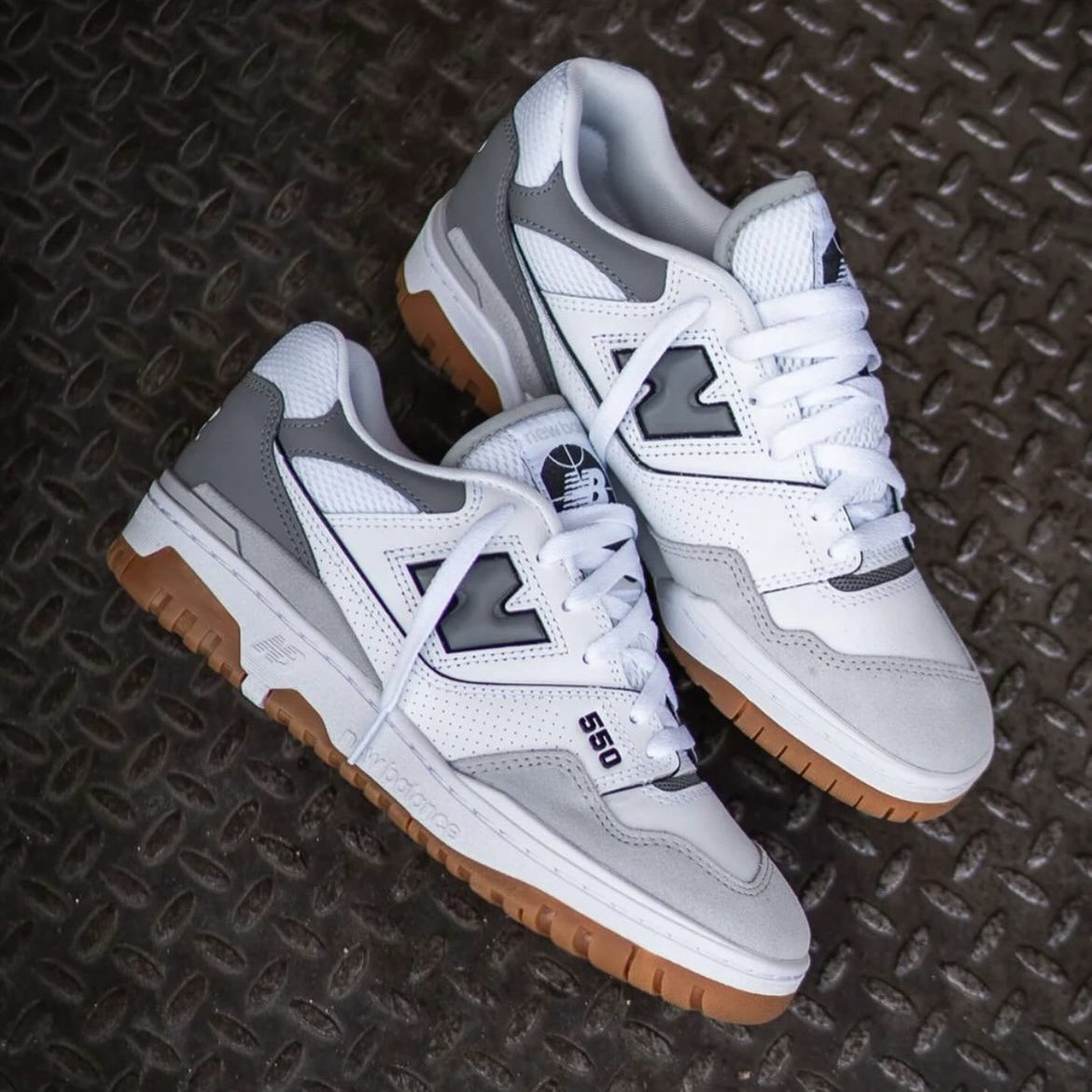 New Balance 550 White Slate Grey 灰白 焦糖底 復古 經典 休閒鞋 BB550ESC