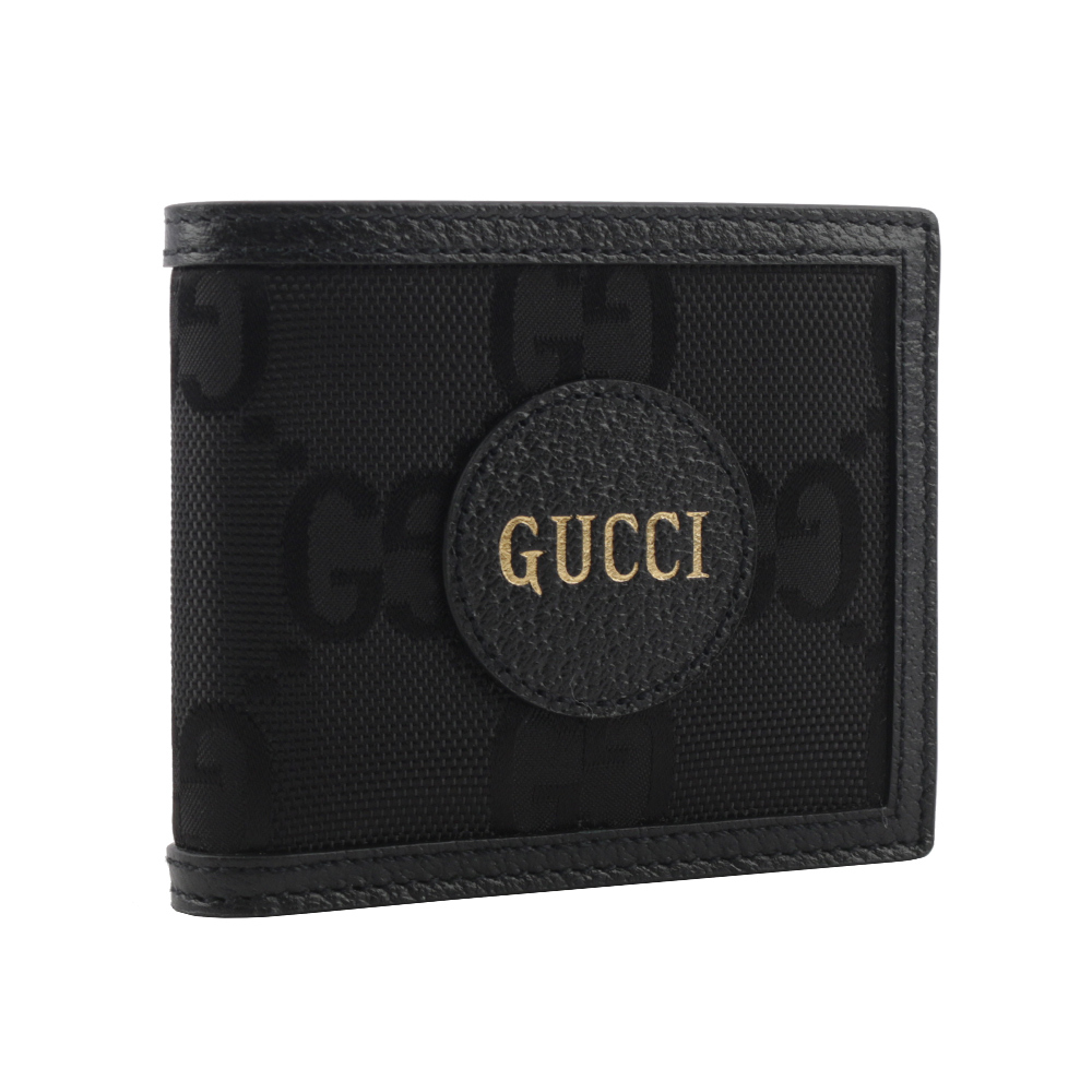 【GUCCI】Off The Grid GG 再生尼龍對開8卡短夾