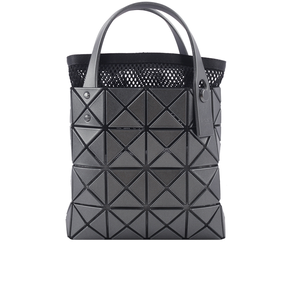 【ISSEY MIYAKE三宅一生】BAO BAO LUCENT BOXY 4X4 迷你金屬色手提包(槍銅色) AG651 94