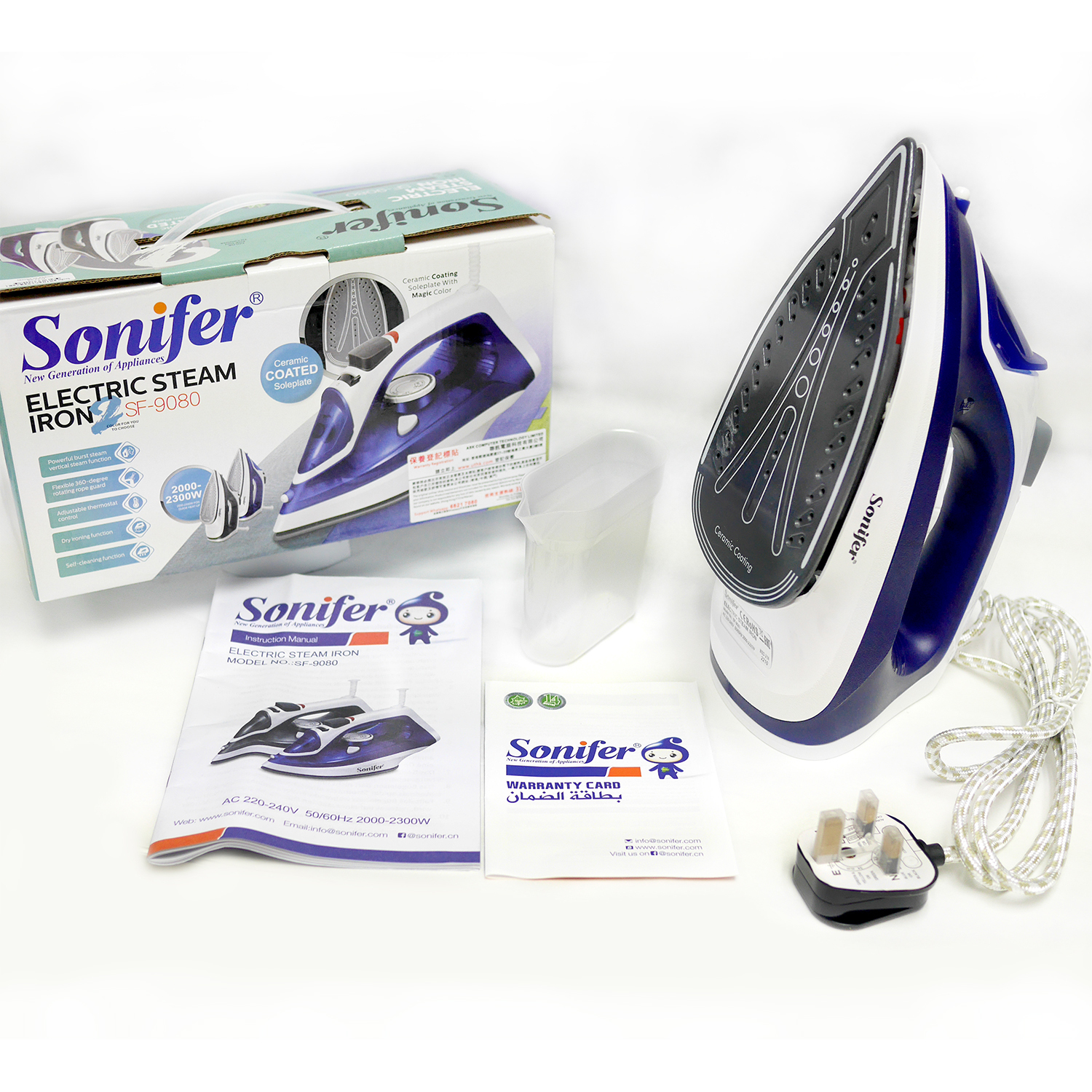 Sonifer Home Handheld Steam Small Portable Electric Iron (P3738)