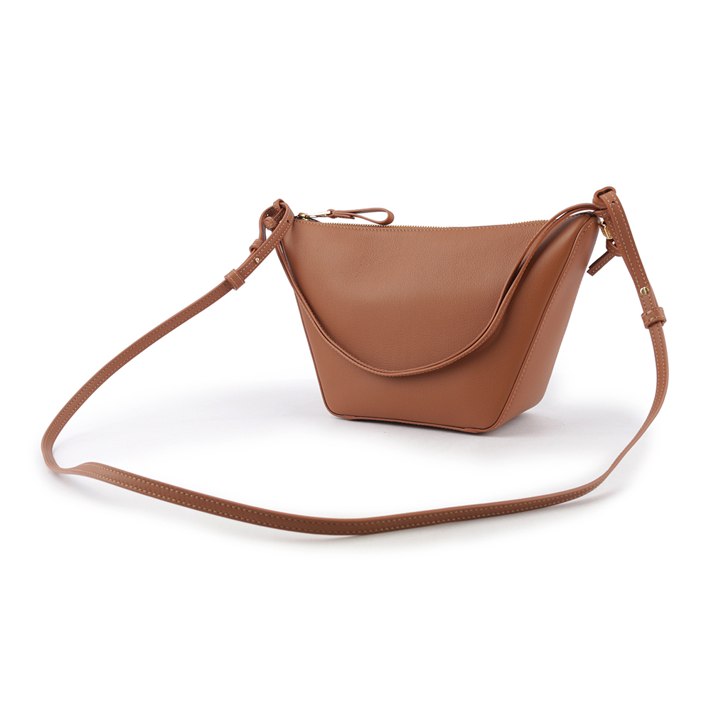 【LOEWE】Hammock Hobo 小牛皮迷你肩背/斜背二用包(焦糖色) A538G13X01 2530