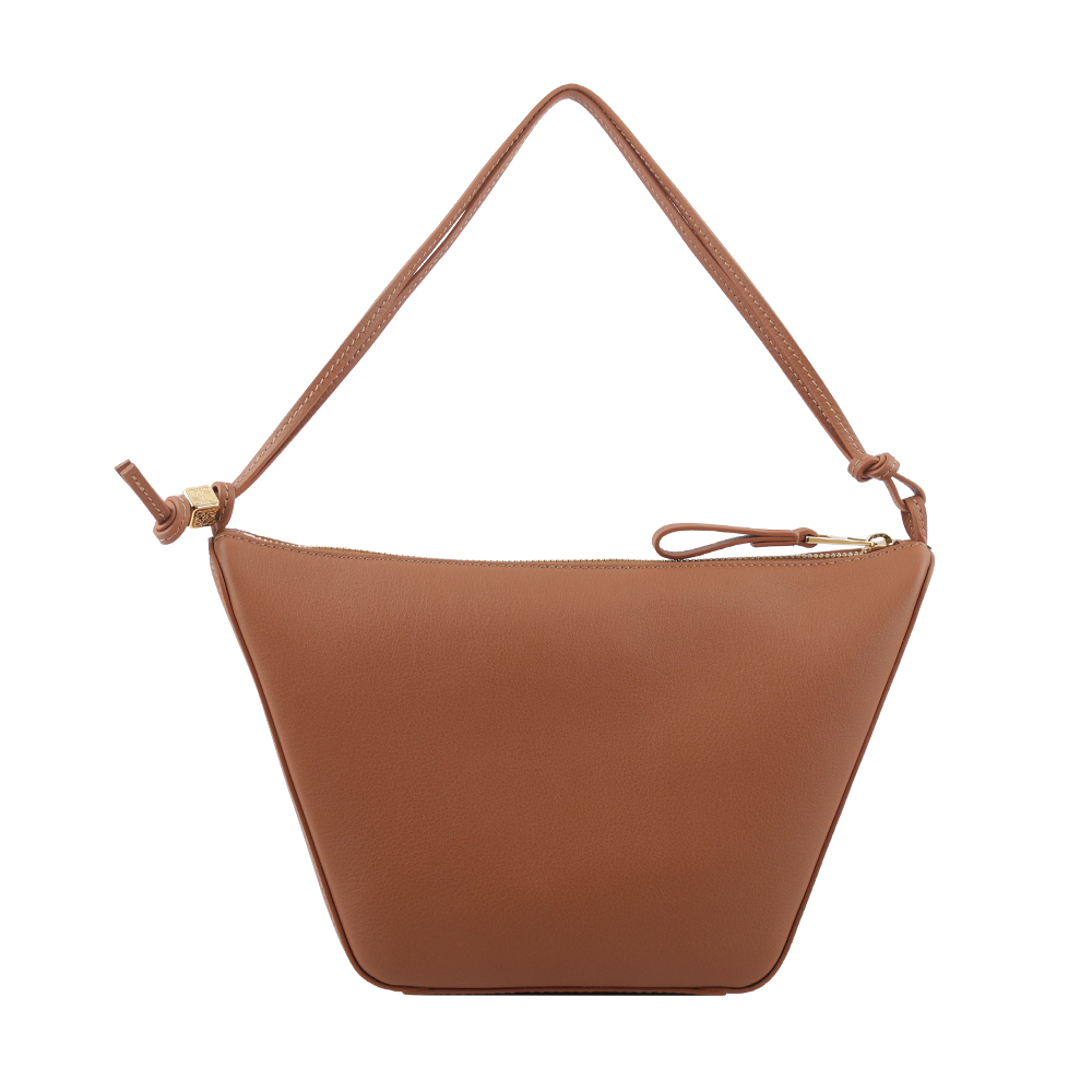 【LOEWE】Hammock Hobo 小牛皮迷你肩背/斜背二用包(焦糖色) A538G13X01 2530