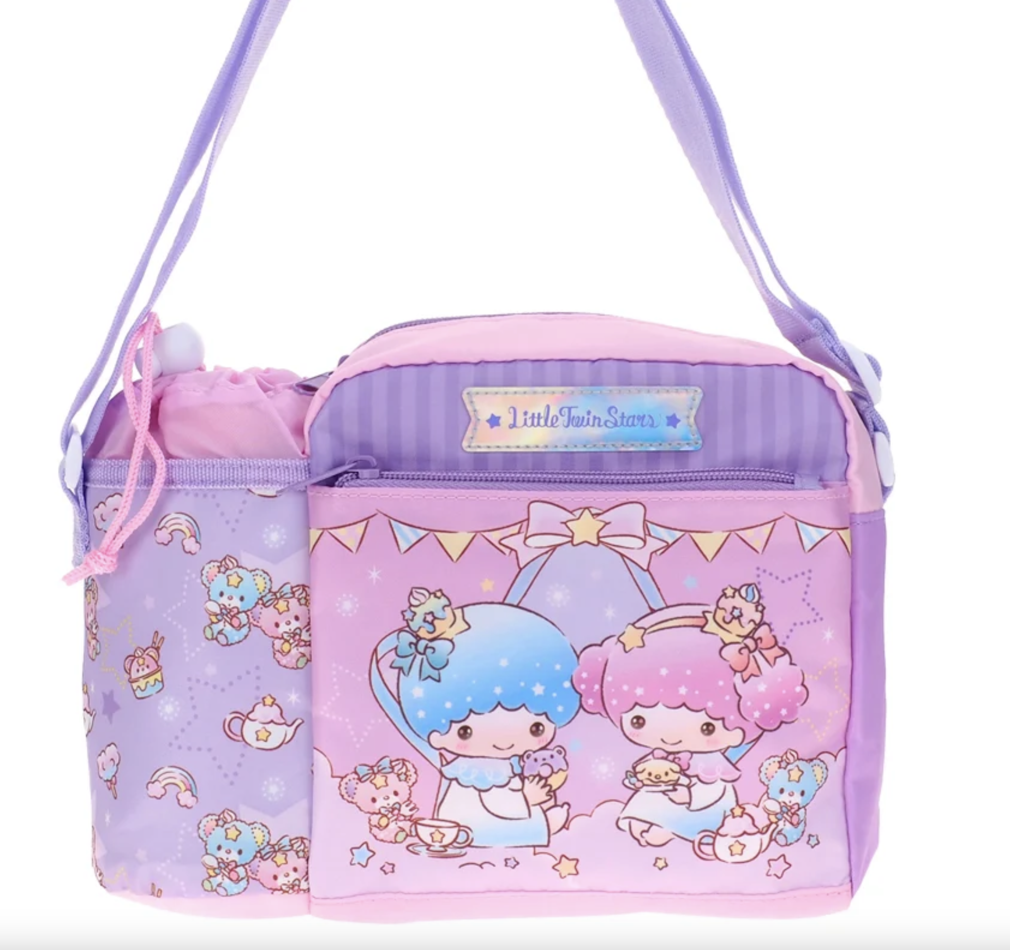Little Twin Stars 小童斜揹袋連水樽格 9-8321-4