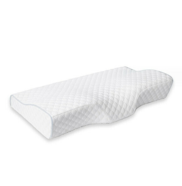 Hot recommended memory foam neck pillow butterfly pillow (Lensing Tencel yellow cotton) (8059 model 60*34*10/6cm)