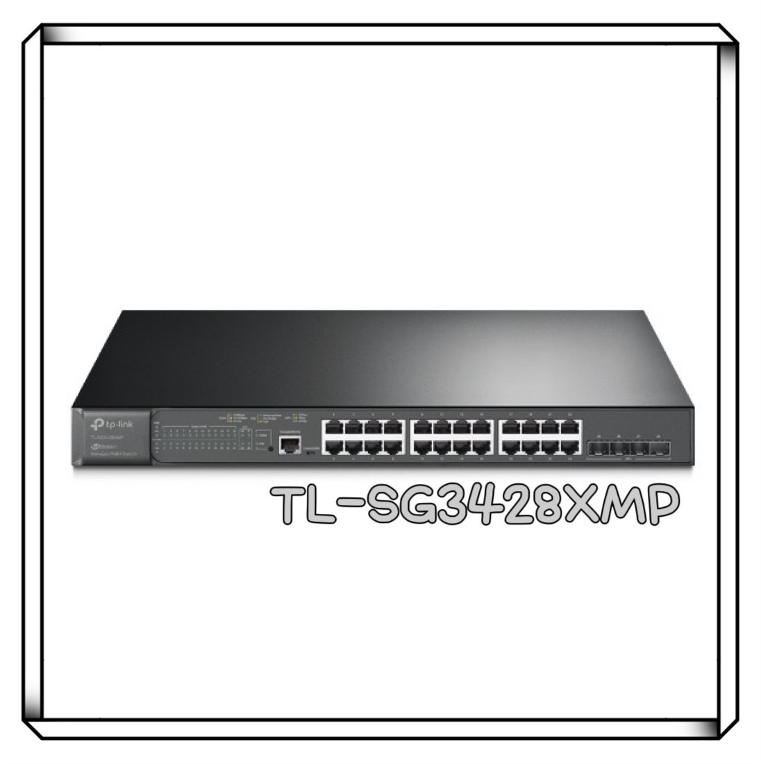 TP-LINK TL-SG3428XMP JetStream 24埠 Gigabit 和 4埠 10GE SFP+ L2+ 管理型交換器