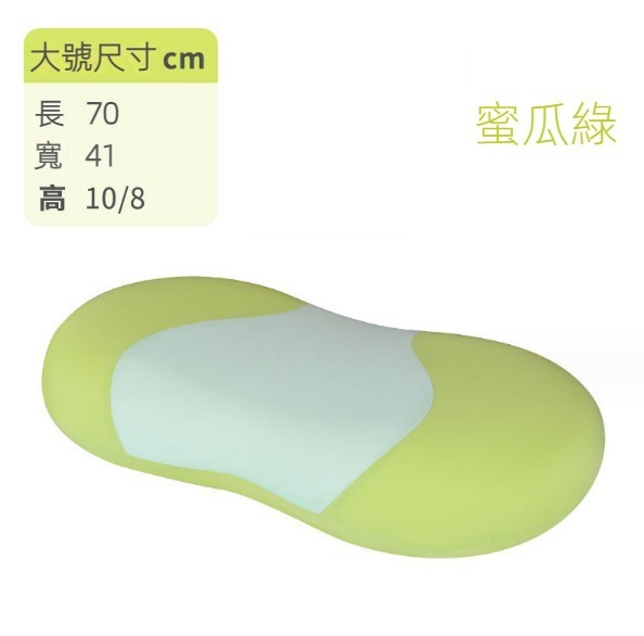 Hotly recommended memory foam non-collapse pillow (8126A melon green) (large size: 70*41*10/8cm)