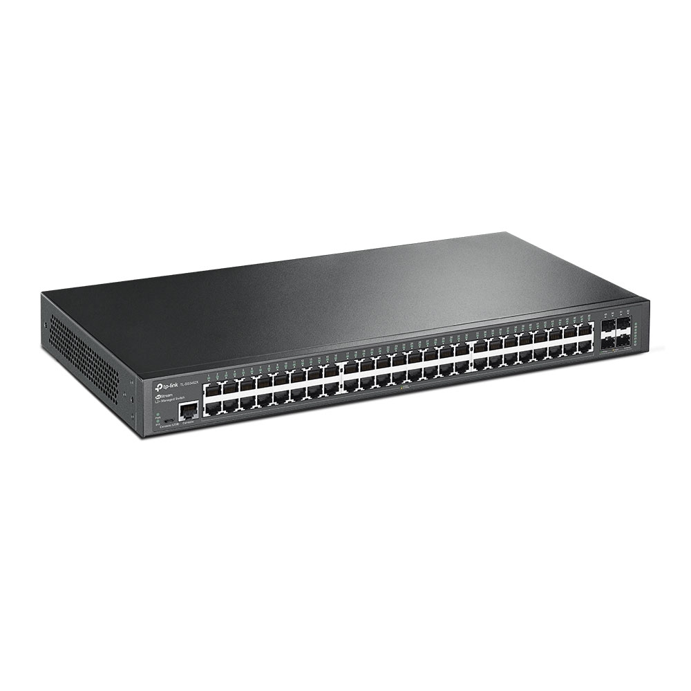 TP-LINK TL-SG3452X JetStream 48 埠 Gigabit L2+ 管理型交換器 (含4個 10GE SFP+)