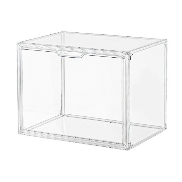 New see-through storage series, shoe cabinet rack, model display rack, handbag cabinet, toy cabinet [transparent extra large size] (no grid)