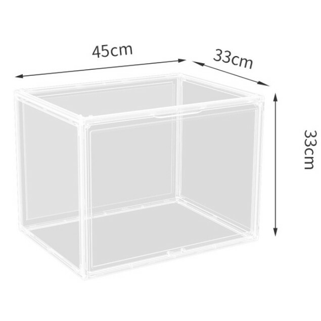 New see-through storage series, shoe cabinet rack, model display rack, handbag cabinet, toy cabinet [45*33*33cm]