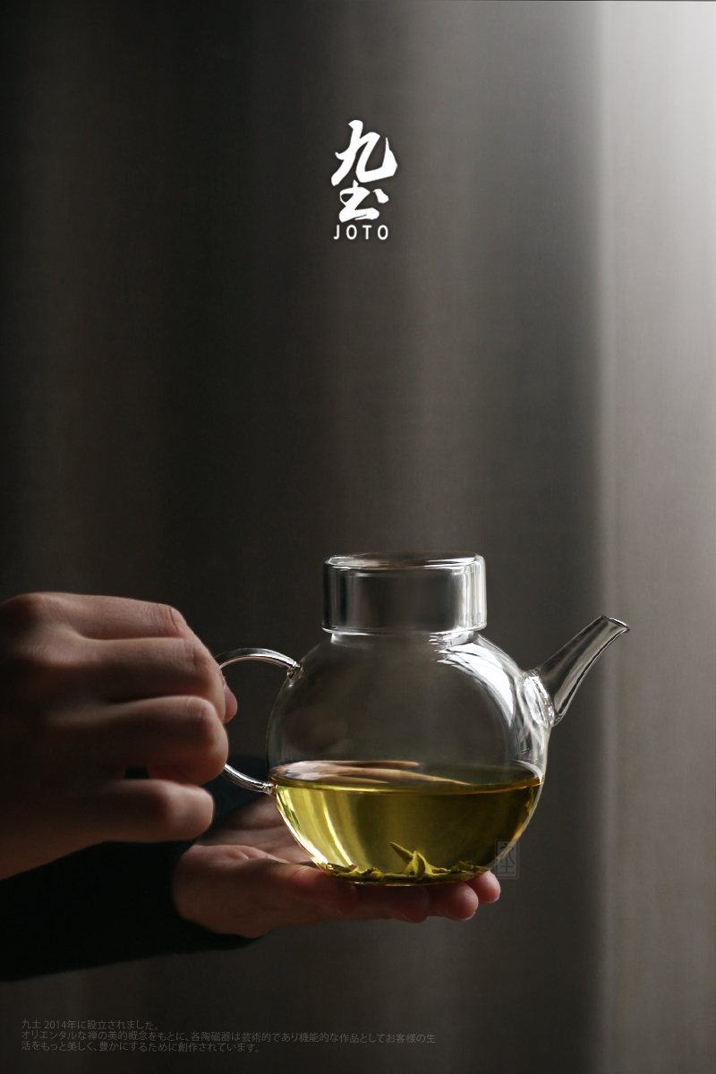九土透明玻璃小茶壺_CHR0649