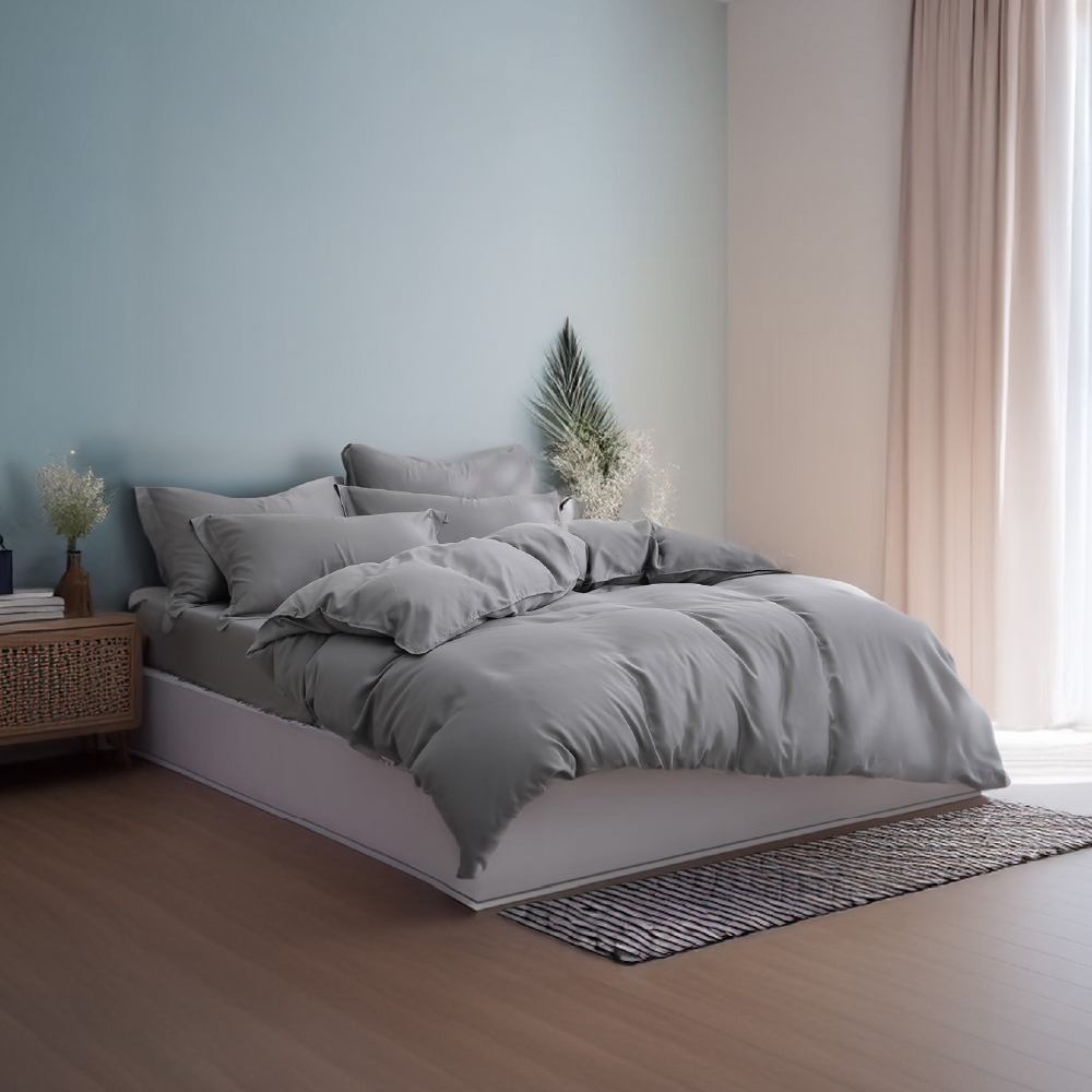 60支天絲｜100%萊賽爾｜都市灰｜單品&床包被套組