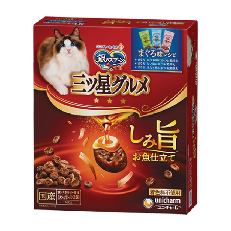 Unicharm 銀湯匙 三星美食 吞拿三食 鮮味餅亁 192g (UIC-4792)
